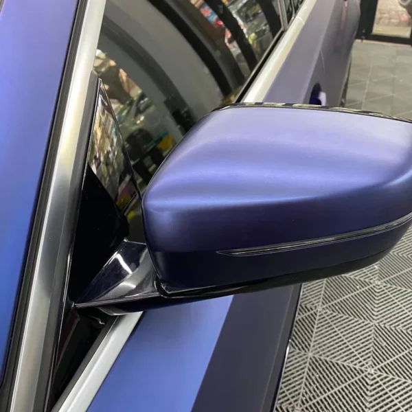 Ultral-matte Metallic Blue Vinyl Wrap - Image 2