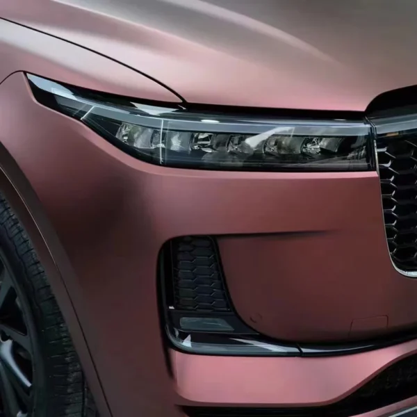 Ultral-matte Metallic Wine Red Car Wrap Film - Image 3