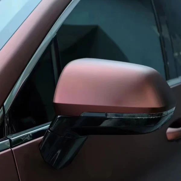 Ultral-matte Metallic Wine Red Car Wrap Film - Image 2