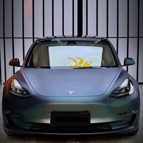 Ultral-matte Metallic Green Vinyl Wrap - Image 2