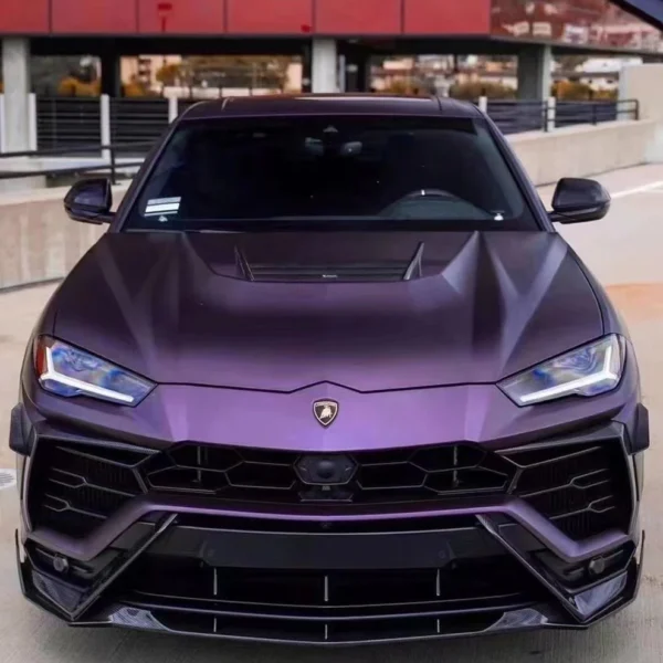 Super Matte Ultimate Flat Purple Vehicle Wraps - Image 4