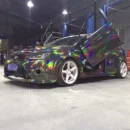 Chrome Holographic Wrap Grey