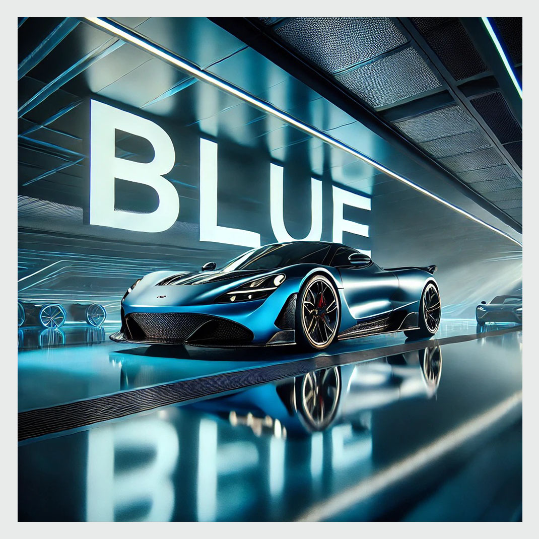 blue