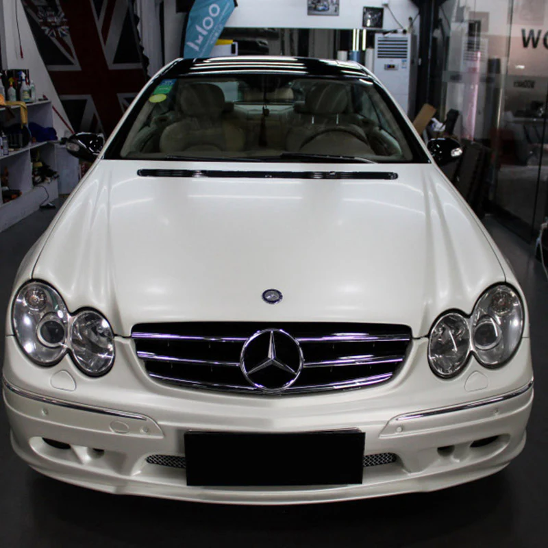Ceramic White Matte Car Wrap | Polymeric Vinyl 5 Ceramic White Matte Car Wrap | Polymeric Vinyl - Image 5