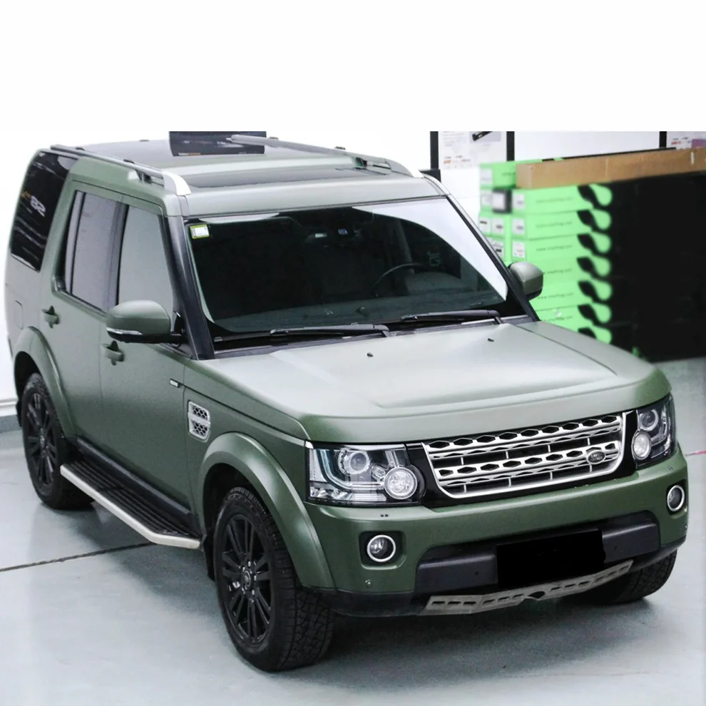 Satin Matte Army Green PPF | Self-Healing TPU Color Film 3 Satin Matte Army Green PPF | Self-Healing TPU Color Film - Image 3