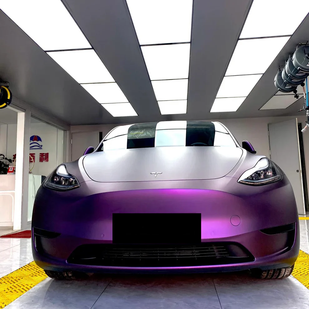Satin Pinot Purple PPF | Self-Healing TPU Color Film 3 Satin Pinot Purple PPF | Self-Healing TPU Color Film - Image 3