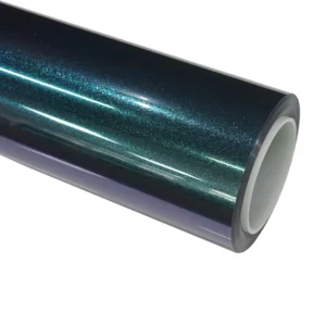Color Shift Diamond Aurora Green Color PPF | Self-Healing TPU Film