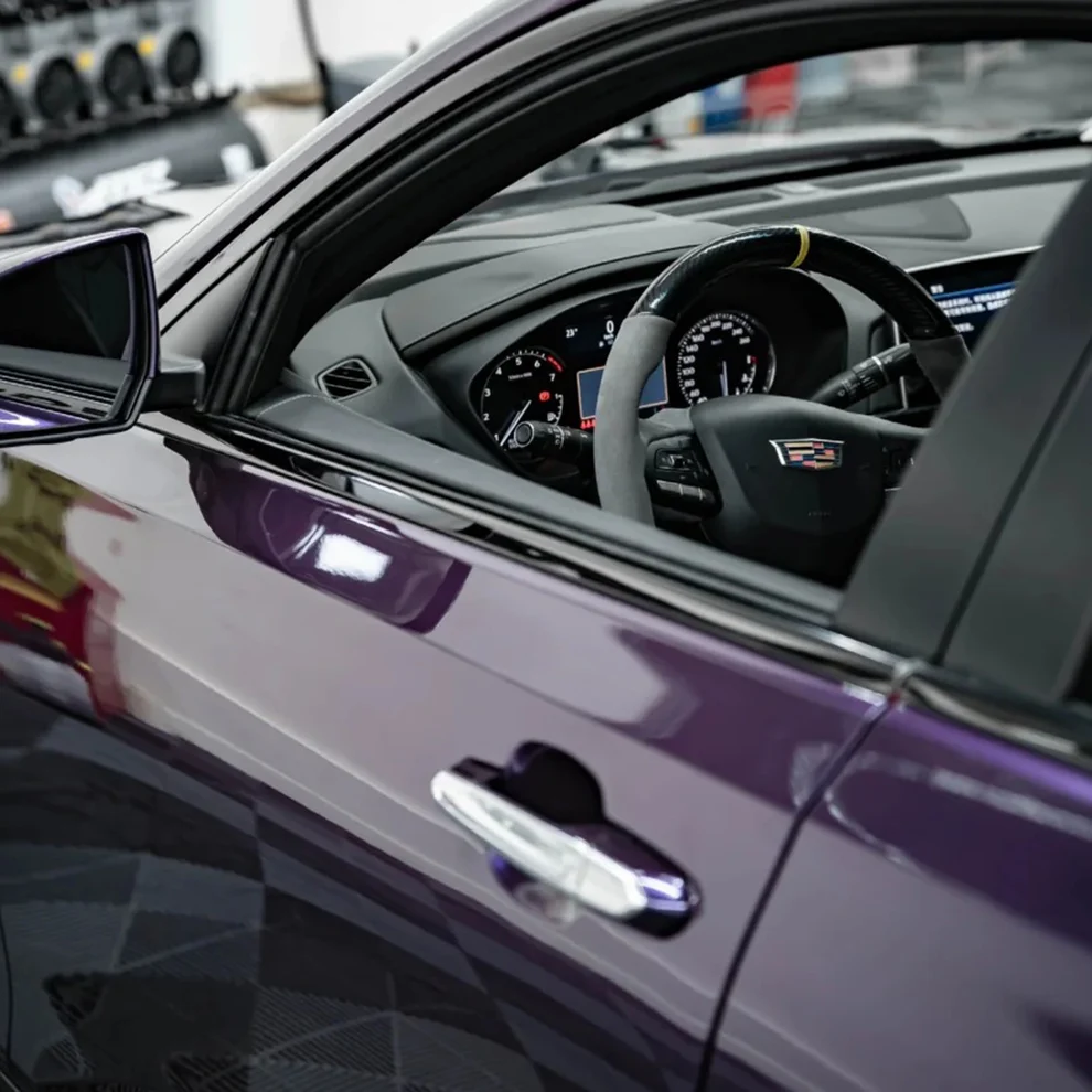 Metallic Black Purple PPF | Self-Healing TPU Film 4 Metallic Black Purple PPF | Self-Healing TPU Film - Image 4