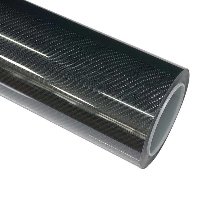 5D Black Carbon Fiber PPF | Self-Healing TPU Film