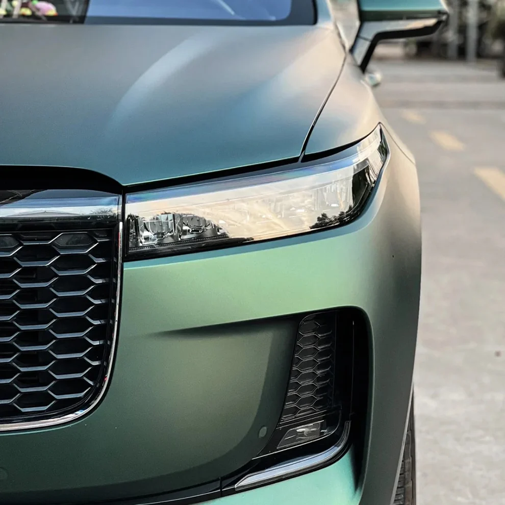 Matte Ghost Metal Dark Green PPF | Self-Healing TPU Film 3 Matte Ghost Metal Dark Green PPF | Self-Healing TPU Film - Image 3