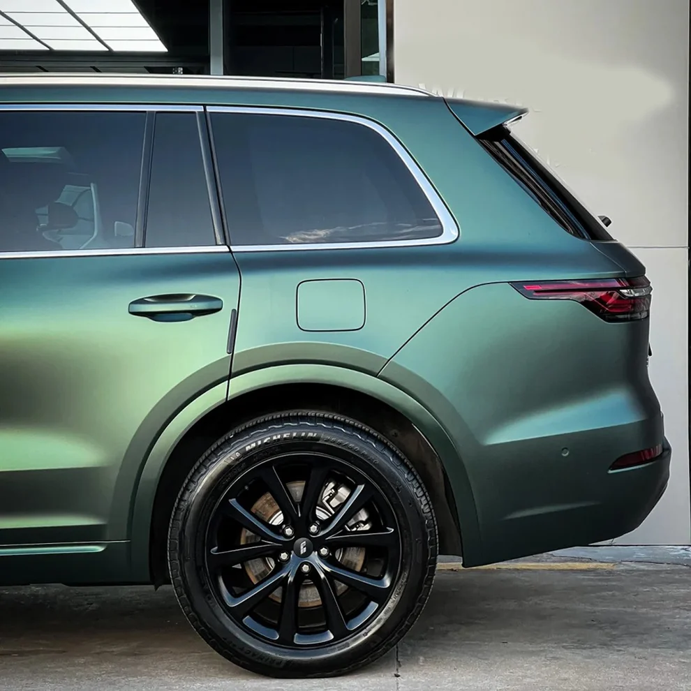 Matte Ghost Metal Dark Green PPF | Self-Healing TPU Film 4 Matte Ghost Metal Dark Green PPF | Self-Healing TPU Film - Image 4