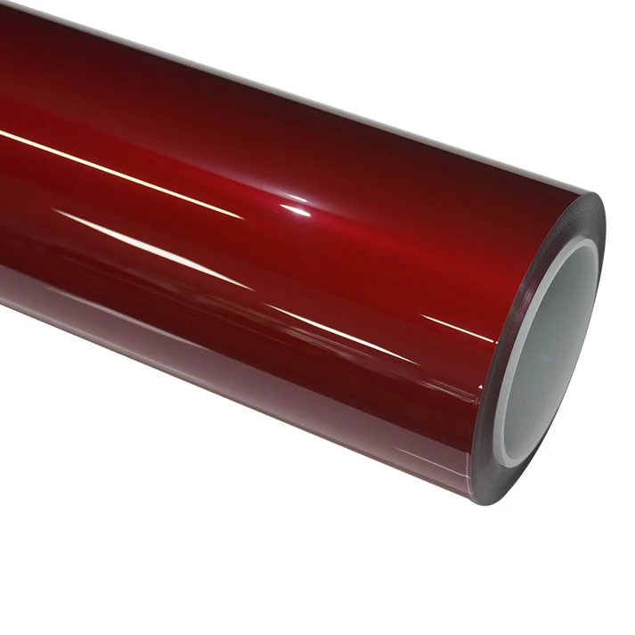 Liquid Metallic Cherry Red PPF | Self-Healing TPU Film
