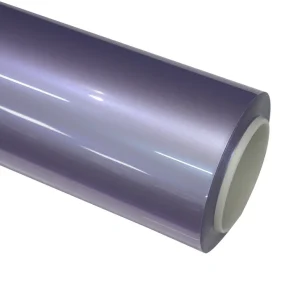 Metallic Crystal Silver Phantom Purple PPF | Self-Healing TPU Film