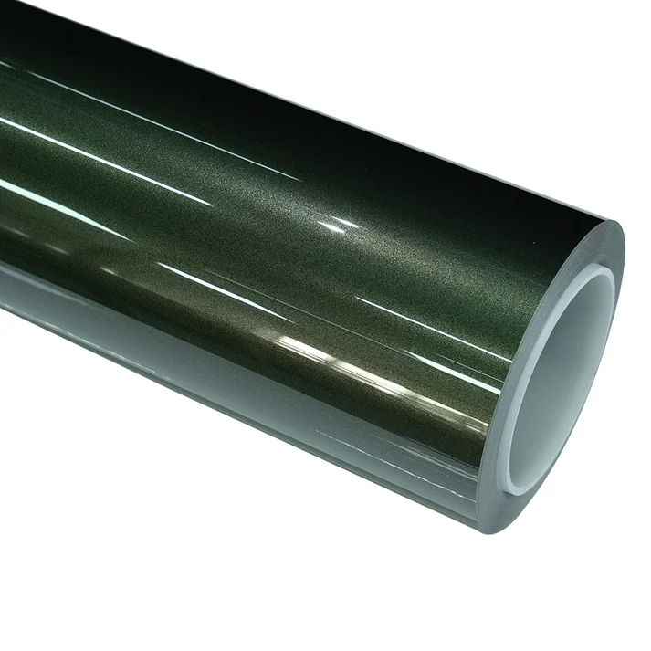 Glossy Metallic Oak Green PPF | Self-Healing TPU Film